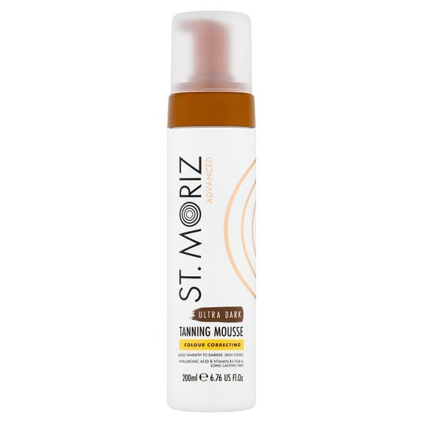 St Moriz Advanced Colour Correcting Tanning Mousse Ultra Dk