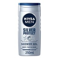 NIVEA MEN Silver Protect Shower Gel 250ml