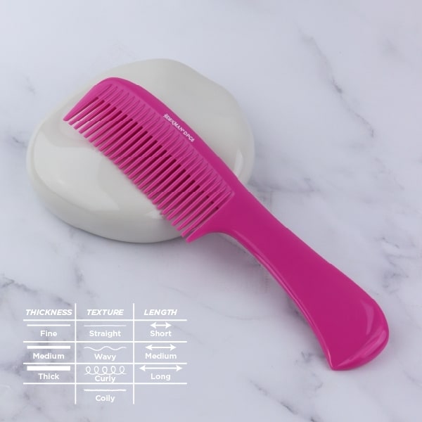 Denman Rake Comb Pink