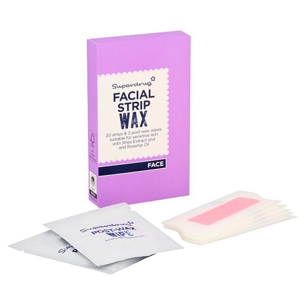 Superdrug Sensitive Facial Wax Strips x20