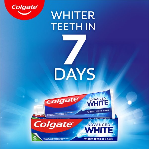 Colgate Advanced White Whitening Toothpaste 125ml