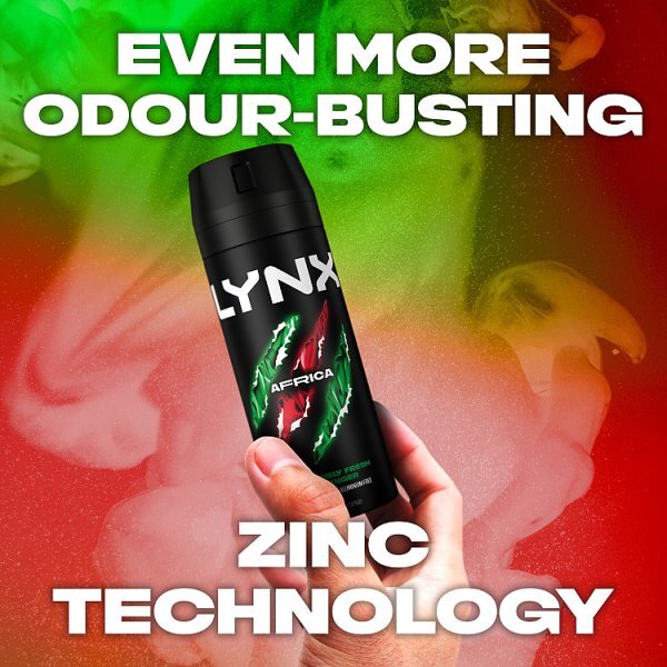Lynx Africa Aerosol Body Spray 150 ml