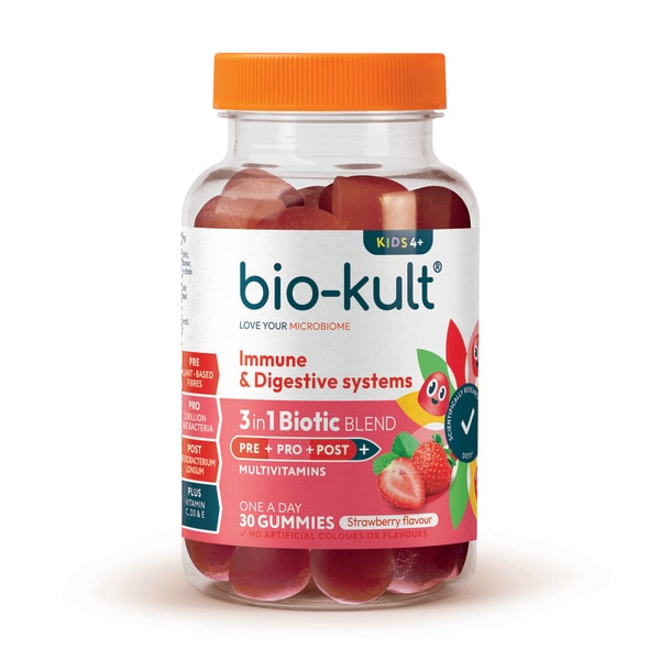 Bio-Kult Strawberry 3In1 Pre/Pro/Post Bioticgummies X30