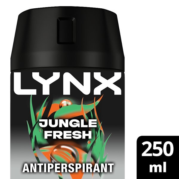 Lynx Antiperspirant Deodorant Aerosol Jungle Fresh 250ml