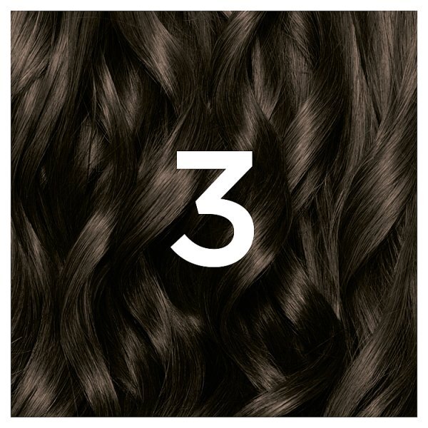 Garnier Nutrisse 3 Darkest Brown Permanent Hair Dye