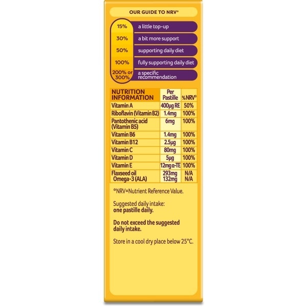 Bassetts Vitamins 7-11 Multivitamins + Omega 3 Pastilles 30s