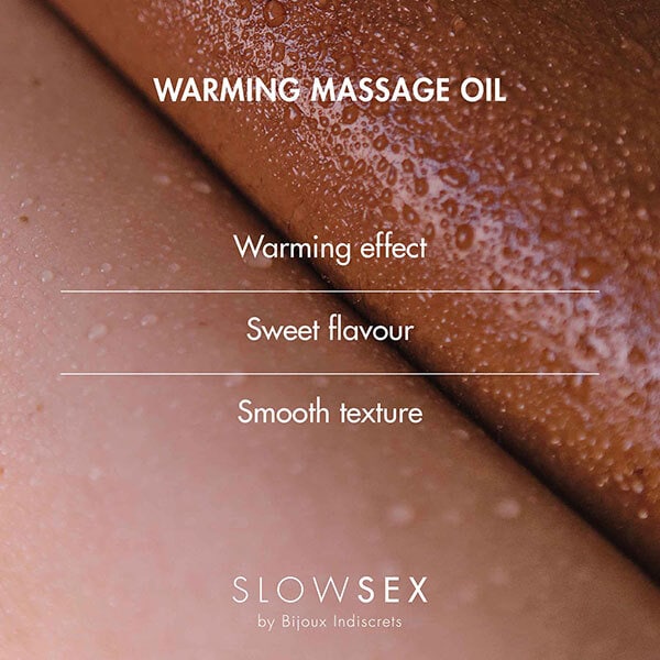 Bijoux Indiscrets Warming massage oil SLOW SEX 50 ml