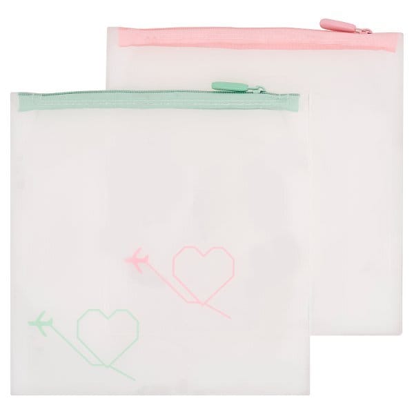 Superdrug Travel Pouch 2 Pack