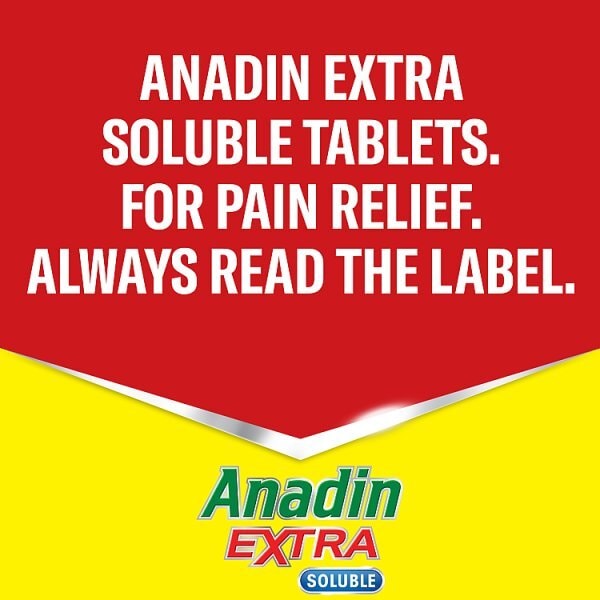 Anadin Extra Soluble Aspirin 12 Tablets