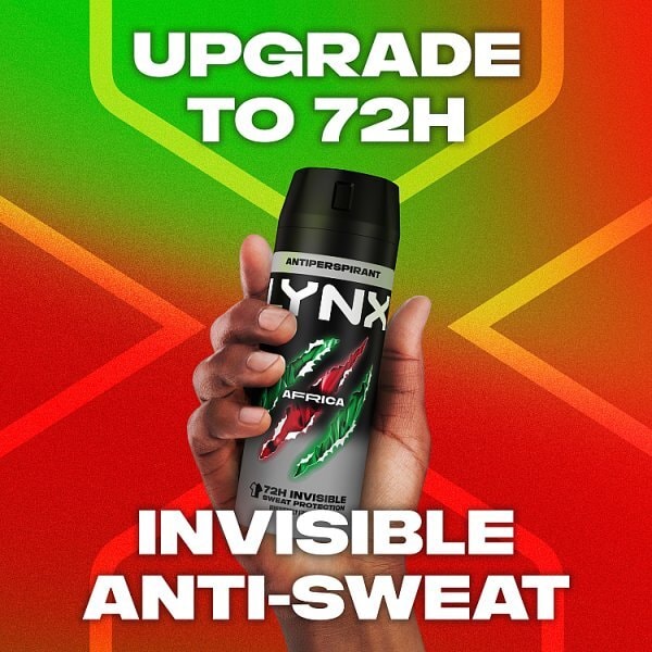 Lynx 72-Hour Antiperspirant Deodorant Spray Africa 150ml