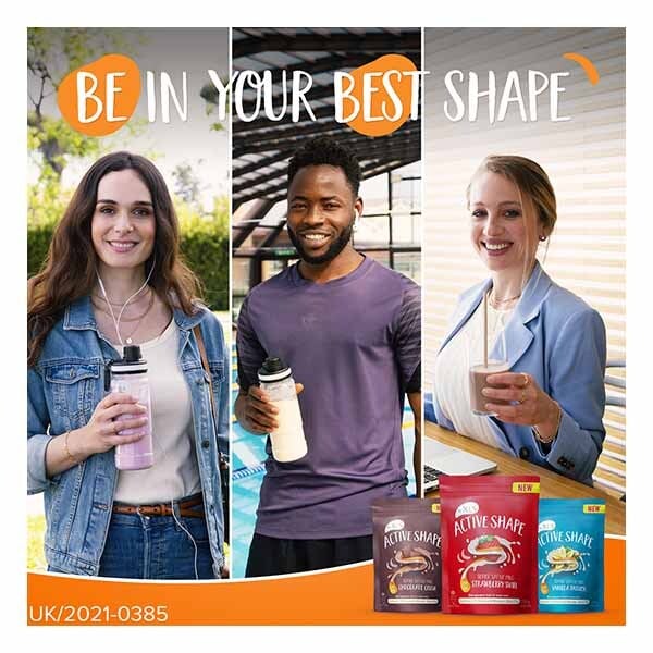 XLS Active Shake Strawberry Swirl 250g