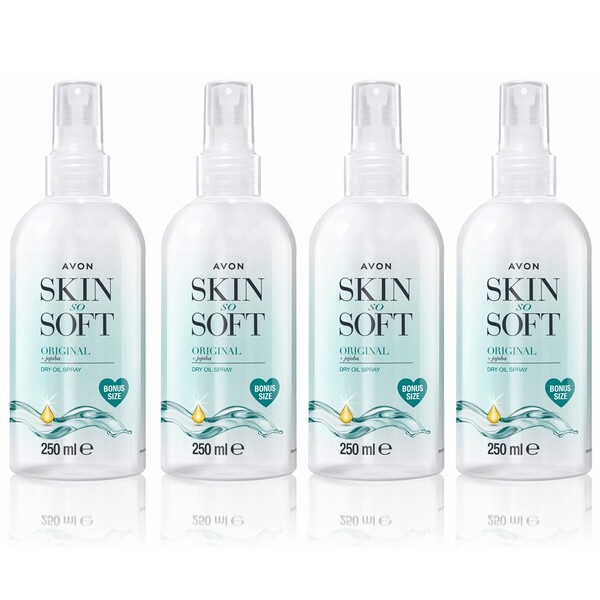 Avon Skin So Soft Original Dry Oil Spray Bonus Size Bundle