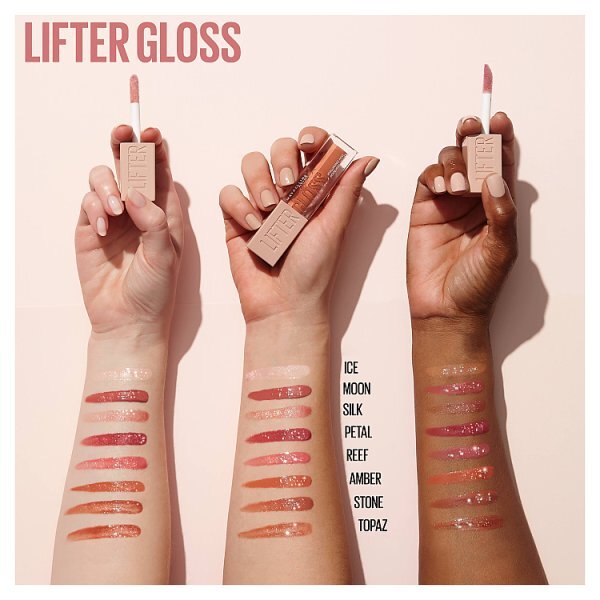 Maybelline Lifter Gloss Lip Gloss with Hyaluronic Acid 003 Moon