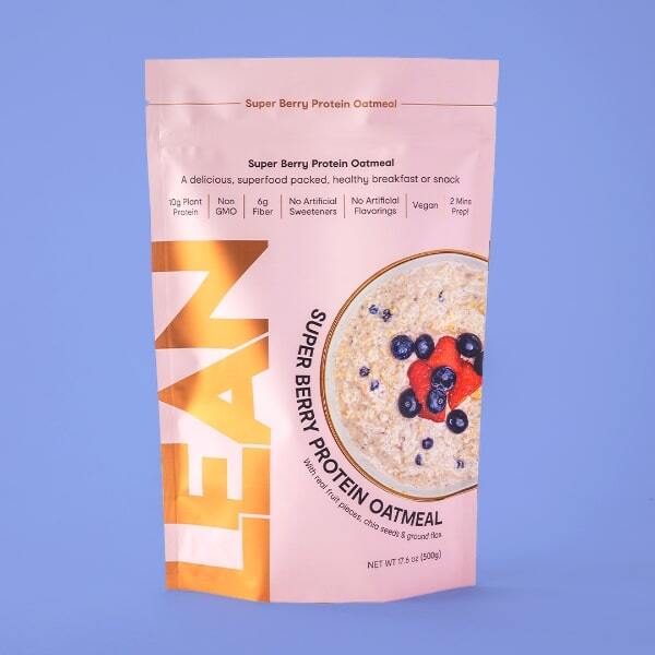 Lean Super Berry Protein Oats 500G