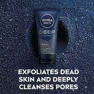 NIVEA MEN Deep Anti-Blackhead Face Scrub With Black Carbon 75ml