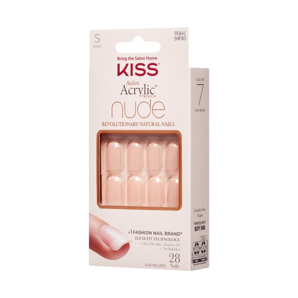 Kiss Salon Acrylic Nude French - Chic Beats