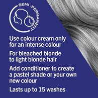 LIVE UltraBrights Semi-permanent Silver Hair Dye SteelSilver