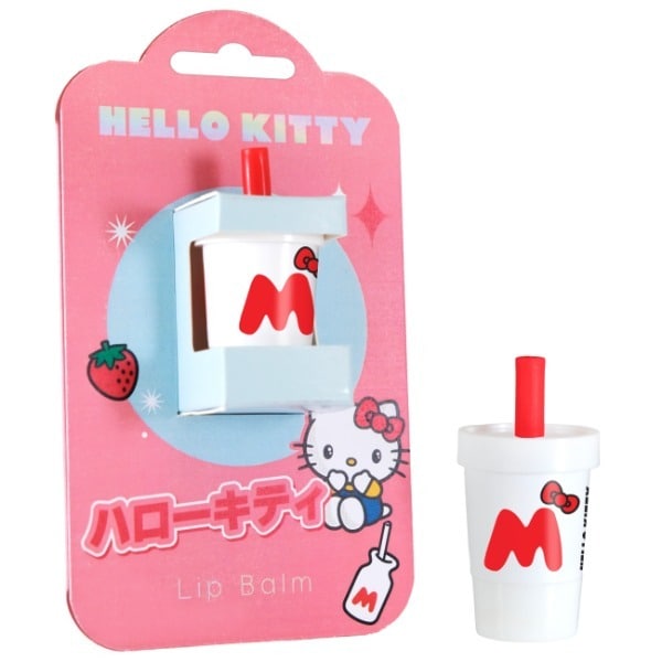 Hello Kitty Milk Bottle Lip Balm 3.5g Gift