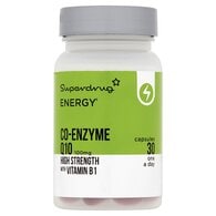 Superdrug Co-Enzyme Q10 100mg High Strength Vitamin B1 x30