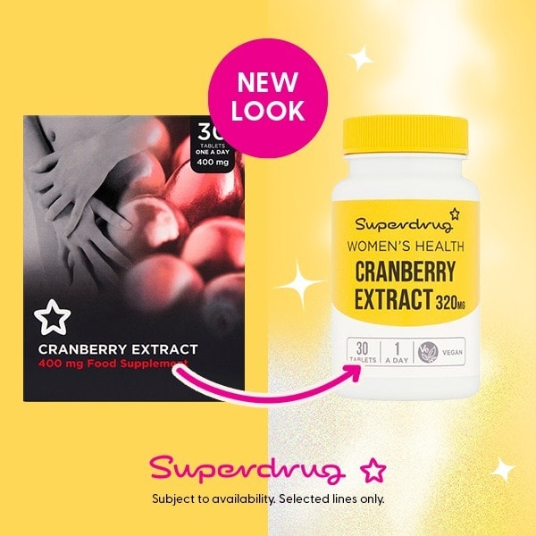 Superdrug Cranberry Extract Tablets 400mg 30s