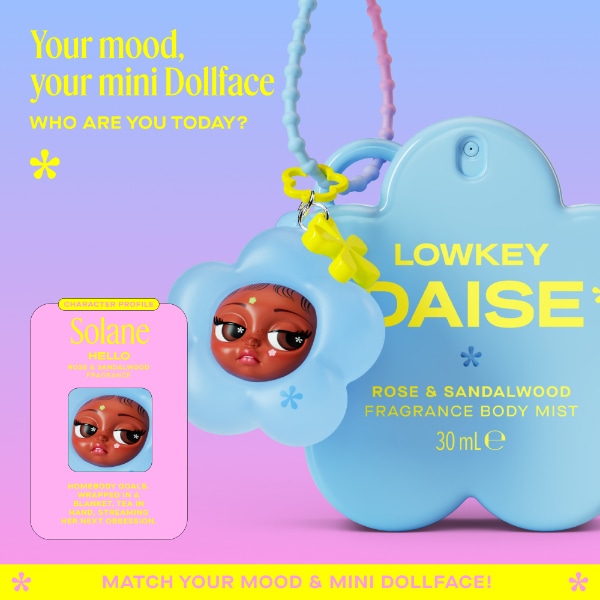 DAISE Mini Mist with Mini Dollface Charm - Lowkey
