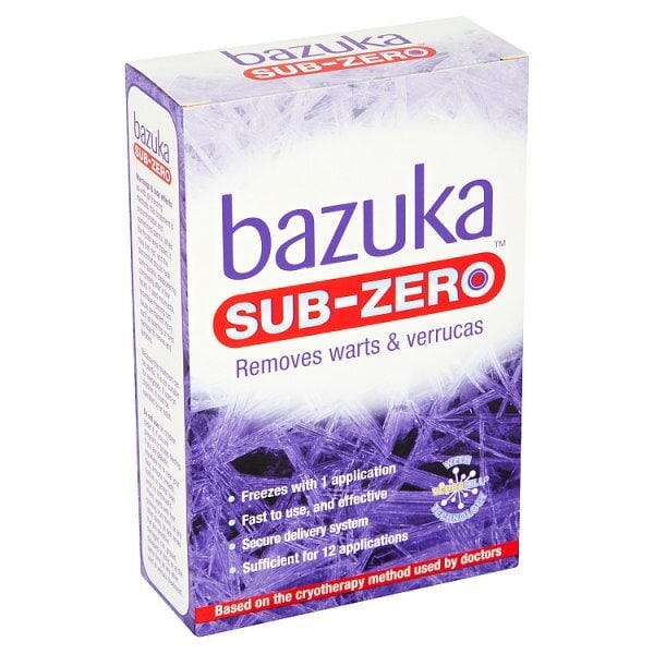 Bazuka Sub-Zero freeze treatment for Verruca & Wart 50ml
