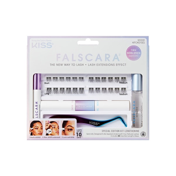 Kiss Falscara Individual Lashes Starter Kit