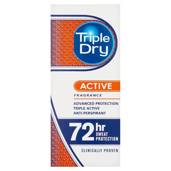Triple Dry Active Protect Roll On Mens Deodorant 50ml