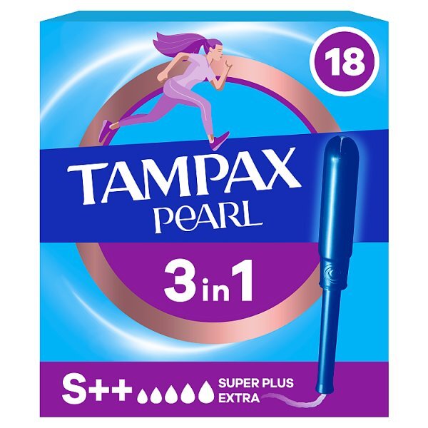 Tampax Pearl Super Plus Extra (18 Ct)