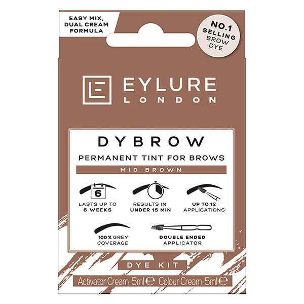 Eylure Dybrow - Mid Brown - Permanent Eyebrow Tint 5ml