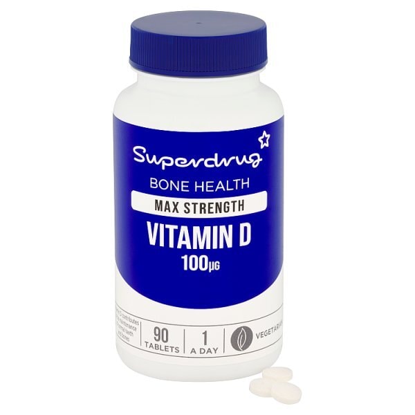 Superdrug Max Strength Vitamin D 100æg 90s