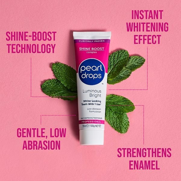 Pearl Drops Luminous Bright White Toothpolish 75ml