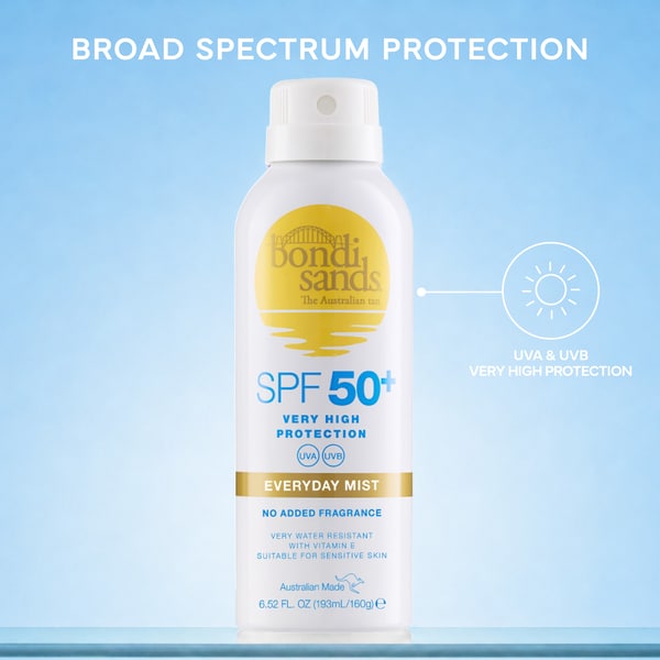 Bondi Sands Spf 50+ Aerosol Mist Spray Fragrance Free 160G