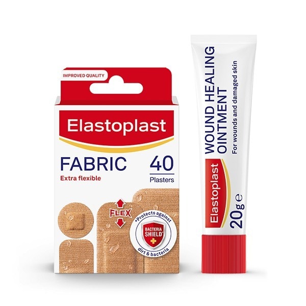 Elastoplast Fabric Plasters & Wound Ointment Bundle