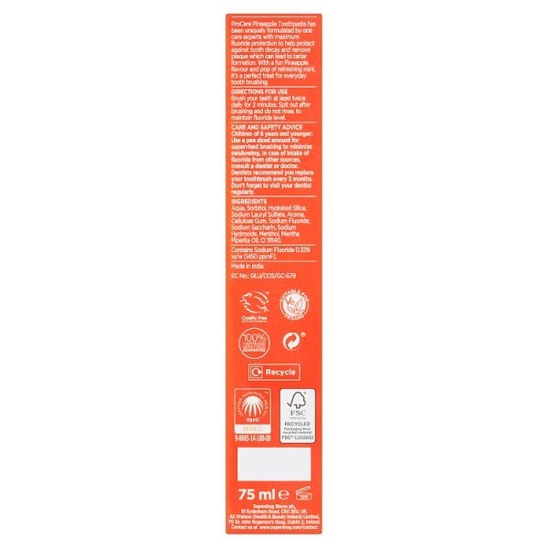 ProCare Pineapple Toothpaste 75ml