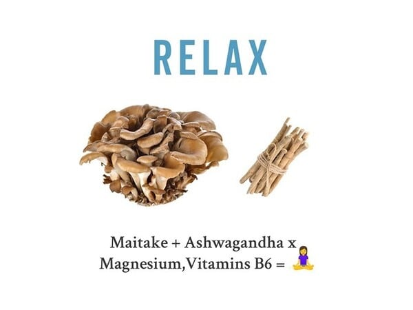 Grass & Co. Relax Maitake Mushrooms Capsules