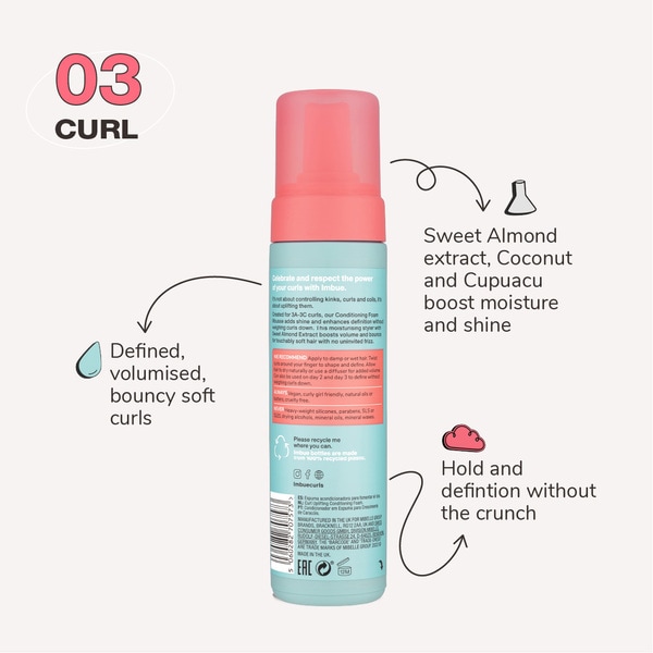 DNR Curl Uplifting Conditioning Foam 200Ml