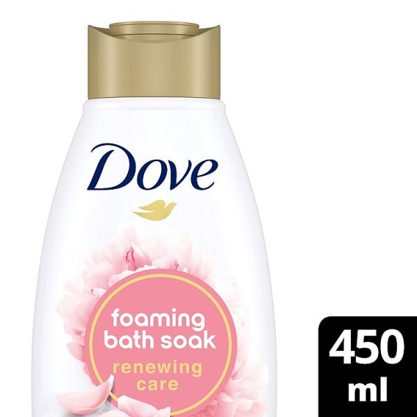 Dove Peony & Rose Renewing Care Foaming Bath Soak 450ml