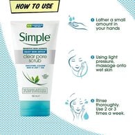 Simple Daily Skin Detox Clear Pore Scrub 150ml