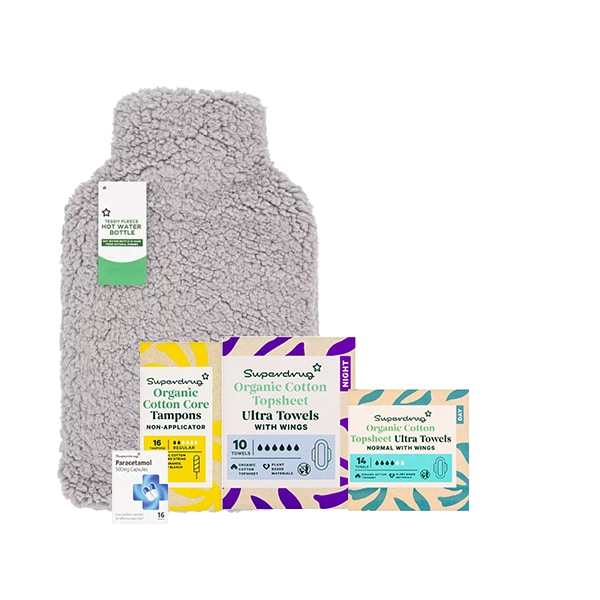 Superdrug Period Essentials Kit Bundle