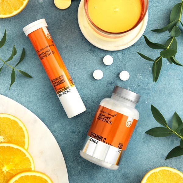 Superdrug Vitamin C 1000mg Orange Effervescent Tablets x 20