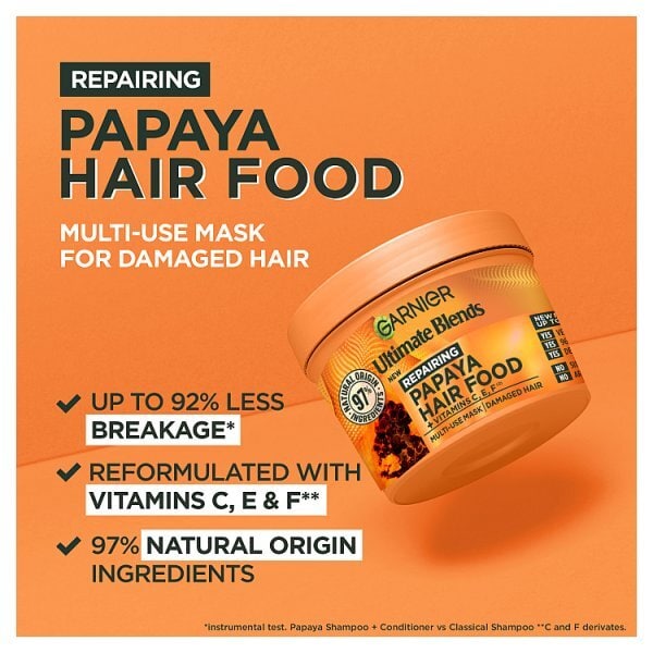 Garnier Ultimate Blends Hair Food Papaya Hair Mask 390ml