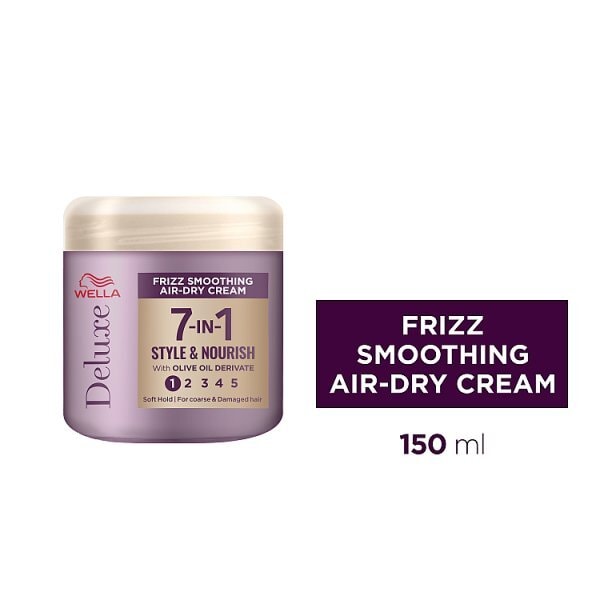 Wella Deluxe 7-In-1 Frizz Smoothing Air-Dry Cream 150ml