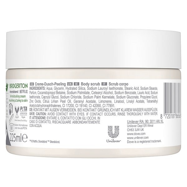 Dove Bridgerton Love & Meadows Body Scrub 225 ml