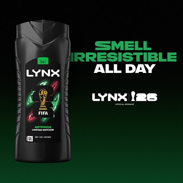 Lynx 3-in-1 Body Wash Shower Gel Africa 500ml