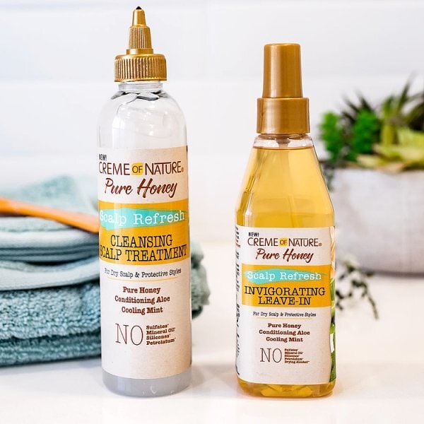 Creme of Nature&nbsp;Pure Honey Scalp Refresh Leave-In Conditioner 236ml