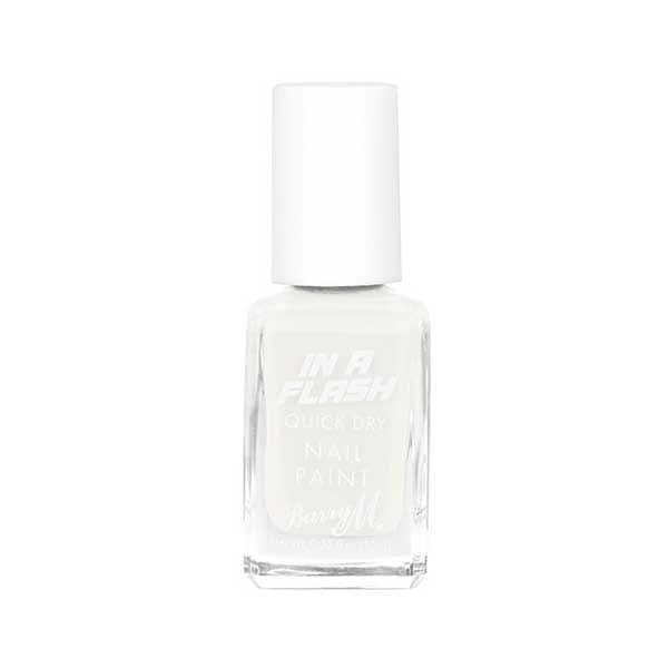 Barry M In A Flash Quick Dry Nail Paint - Whirl White