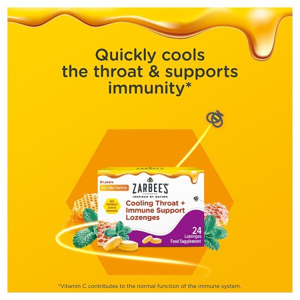 Zarbee's Throat Immune Lozenges x24