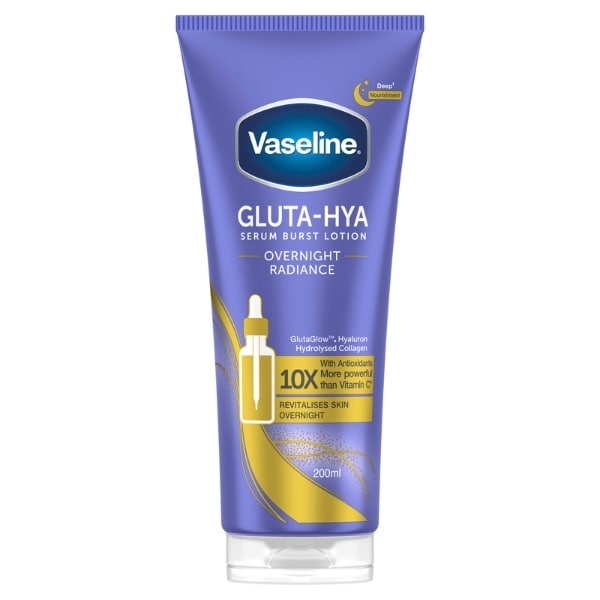 Vaseline Gluta-Hya Overnight Radiance Serum Burst Lotion 200 ml