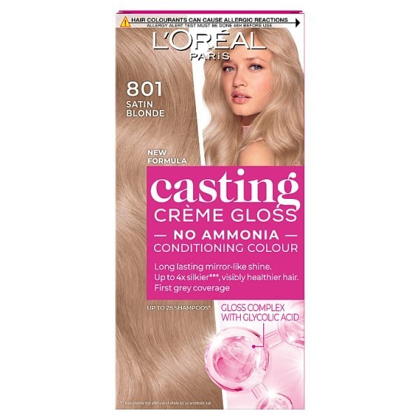 Casting Creme Gloss Semi Permanent Hair Dye 801 Satin Blonde
